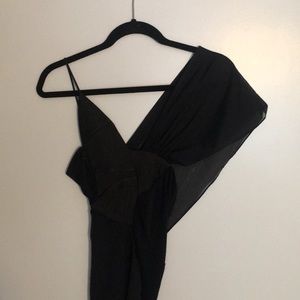 Cora Groppo Black Silk Tank